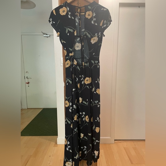 Urban Outfitters Floral Midi with Thigh-high Slit - Picture 2 of 6